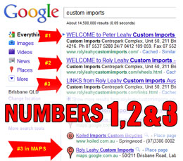 custom imports search engine optimisation